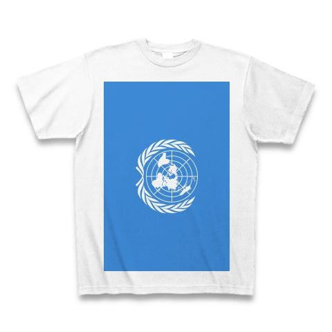 国際連合の旗 Flag Of The United Nations 縦ロゴ デザインの全アイテム デザインtシャツ通販clubt