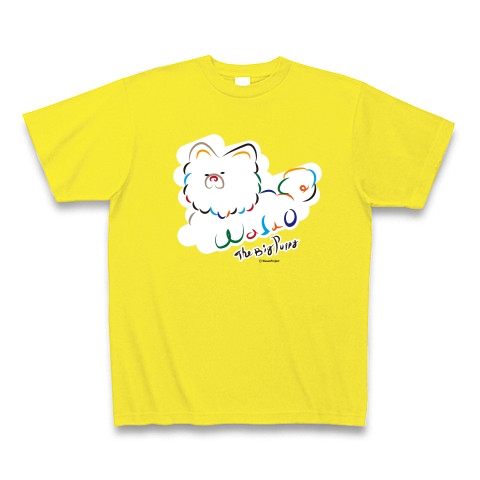 the big puppy カラー 白雲背景｜Tシャツ Pure Color Print｜デイジー