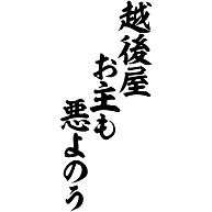 商品詳細 時代劇の悪代官 語録 越後屋 お主も悪よのう 筆文字ロゴ Tシャツ ミント デザインtシャツ通販clubt