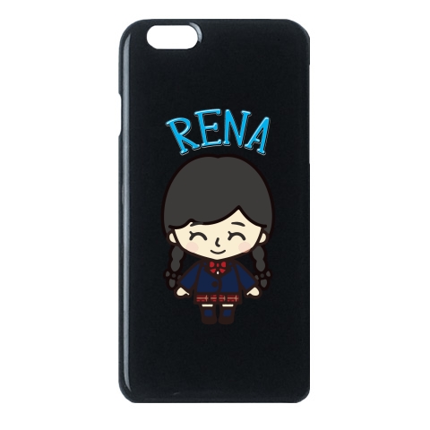 商品詳細 Ske48松井玲奈推しメン イラスト Ver002 Iphone7ケース ブラック デザインtシャツ通販clubt