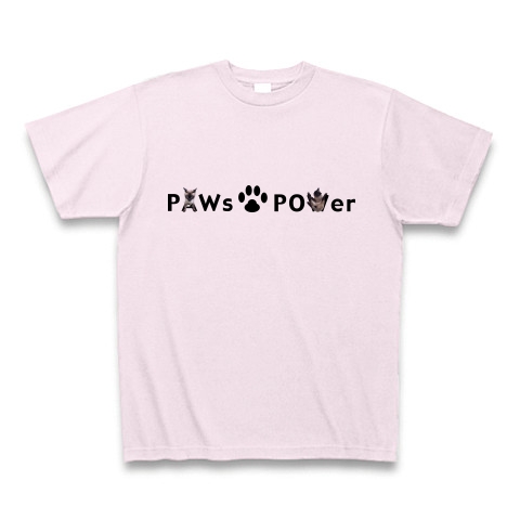 肉球 Paws Power2｜Tシャツ｜ピーチ