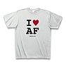 I LOVE AF Tシャツ(アッシュ)