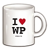 I LOVE WP マグカップ(ホワイト)