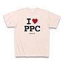 I LOVE PPC Tシャツ(ライトピンク)