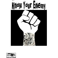 タトゥー 拳を突き上げる メッセージ Know Your Enemy 長袖 ｔシャツ Factor 3 Ink デザインの全アイテム デザインtシャツ通販clubt