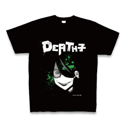 戦闘破壊学園ダンゲロス DEATH-T(ロゴあり)｜Tシャツ Pure Color Print｜ブラック