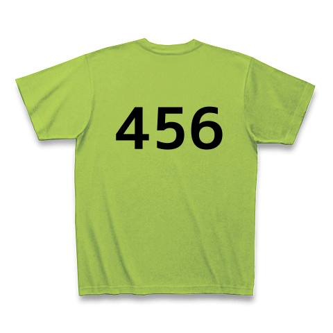 456　イカゲーム｜Tシャツ｜ライム