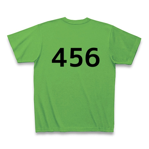 456　イカゲーム｜Tシャツ｜ブライトグリーン