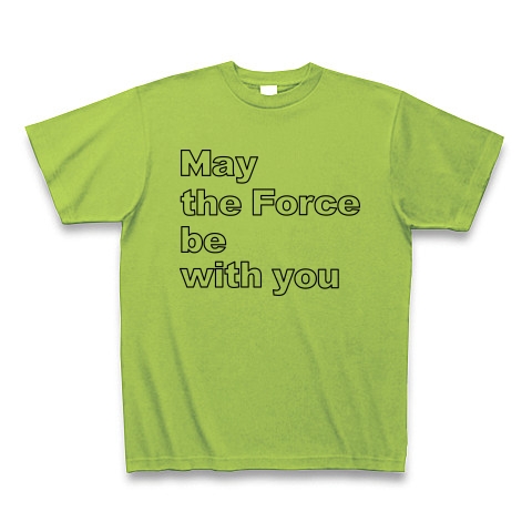 商品詳細 May The Force Be With You フォースと共にあらんことを Tシャツ ライム デザインtシャツ通販clubt