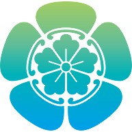 商品詳細 木瓜紋 グラデーション1 織田信長家紋 レディースtシャツ ターコイズ デザインtシャツ通販clubt