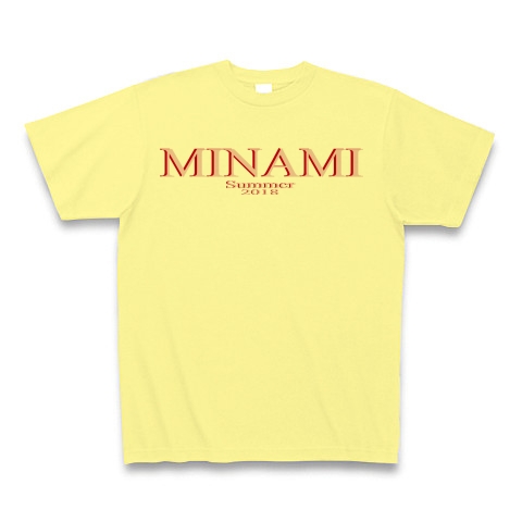 MINAMI｜Tシャツ｜ライトイエロー