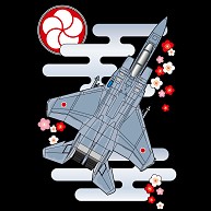 航空自衛隊 第305飛行隊 F 15j 和柄その１ デザインの全アイテム デザインtシャツ通販clubt