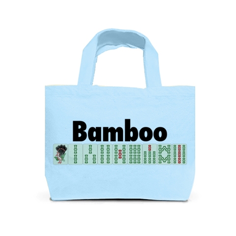 商品詳細 麻雀 牌 Bamboo 索子 ソウズ トートバッグs ライトブルー デザインtシャツ通販clubt