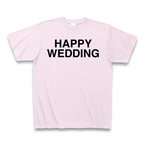 商品詳細 Happy Wedding ハッピーウェディング Tシャツ ピーチ デザインtシャツ通販clubt