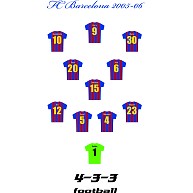 商品詳細 サッカー バルサ05 06 フォーメーション4 3 3 ファインフィットロングスリーブtシャツ メランジグレー デザインtシャツ通販clubt