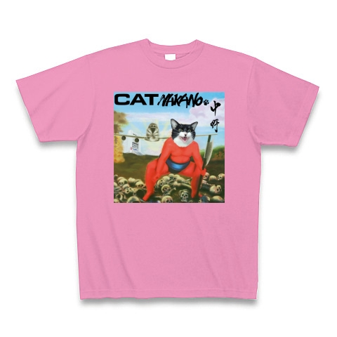 CAT｜Tシャツ Pure Color Print｜ピンク