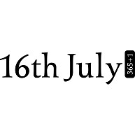 商品詳細 日付 記念日 7月16日 掛時計 ローマ数字 デザインtシャツ通販clubt