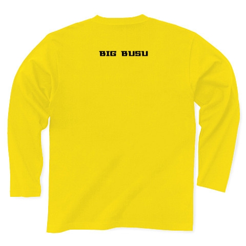 BIG BUSU｜長袖Tシャツ Pure Color Print｜デイジー