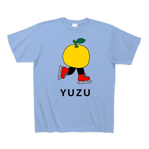 スケーターYUZU｜Tシャツ Pure Color Print｜サックス