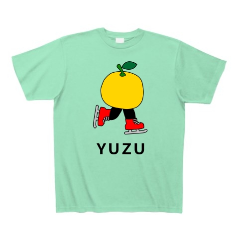 スケーターYUZU｜Tシャツ Pure Color Print｜ミントグリーン