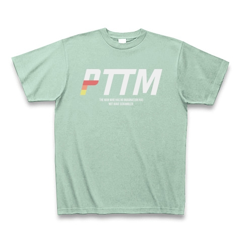 PTTM IMG｜Tシャツ Pure Color Print｜アイスグリーン