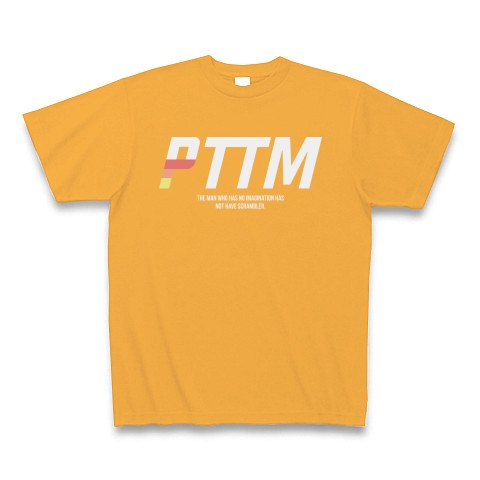 PTTM IMG｜Tシャツ Pure Color Print｜コーラルオレンジ