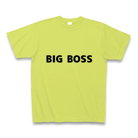BIG BOSS｜Tシャツ｜ライトグリーン