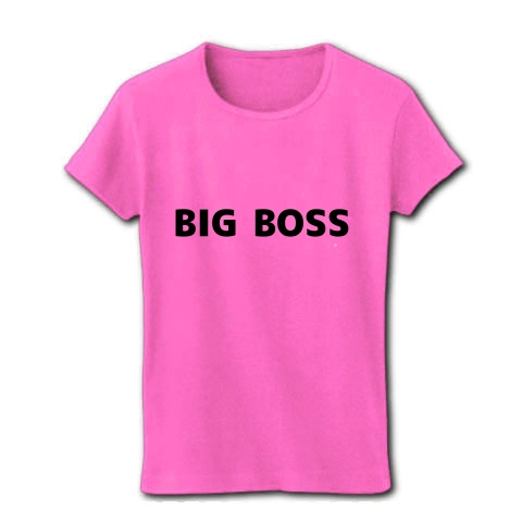 BIG BOSS｜レディースTシャツ｜ピンク