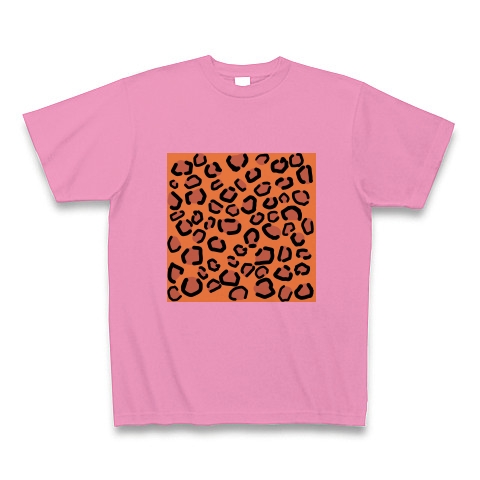 商品詳細『ヒョウ柄｜Tシャツ｜ピンク』デザインTシャツ通販ClubT