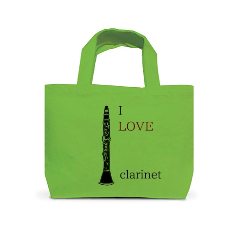 商品詳細 楽器 音楽loveシリーズ クラリネットclarinet トートバッグs ライム デザインtシャツ通販clubt