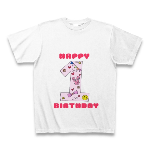 1歳のお誕生日 女の子 デザインの全アイテム デザインtシャツ通販clubt