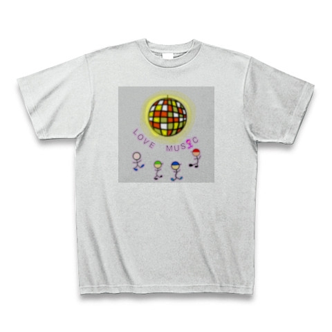 商品詳細 Iove Music ミラーボール Tシャツ アッシュ デザインtシャツ通販clubt