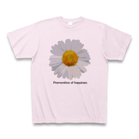 商品詳細 花のイラスト かわいい花 デイジー Tシャツ ピーチ デザインtシャツ通販clubt