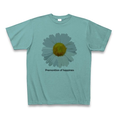 商品詳細 花のイラスト かわいい花 デイジー Tシャツ ミント デザインtシャツ通販clubt