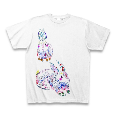 うさぎの追いかけっこ デザインの全アイテム デザインtシャツ通販clubt