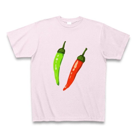 商品詳細 とうがらしイラストtシャツ お野菜シリーズ Tシャツ ピーチ デザインtシャツ通販clubt