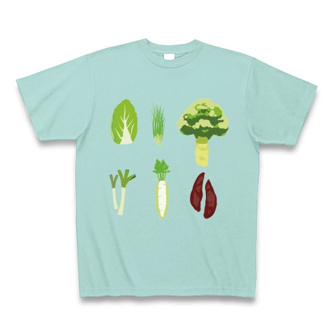 商品詳細 冬野菜イラストグッズ１ 果物 お野菜シリーズ Tシャツ Pure Color Print アクア デザインtシャツ通販clubt