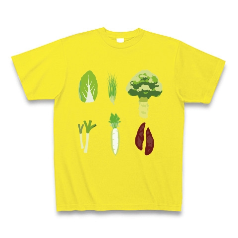 商品詳細 冬野菜イラストグッズ１ 果物 お野菜シリーズ Tシャツ Pure Color Print デイジー デザインtシャツ通販clubt