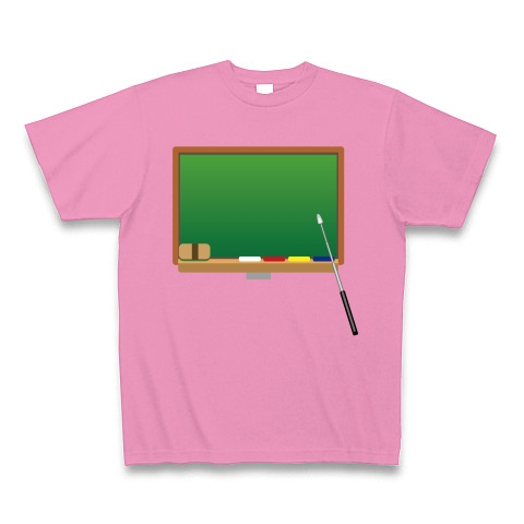商品詳細 ホワイトボードイラストグッズ 学校 会社シリーズ Tシャツ Pure Color Print ピンク デザインtシャツ通販clubt