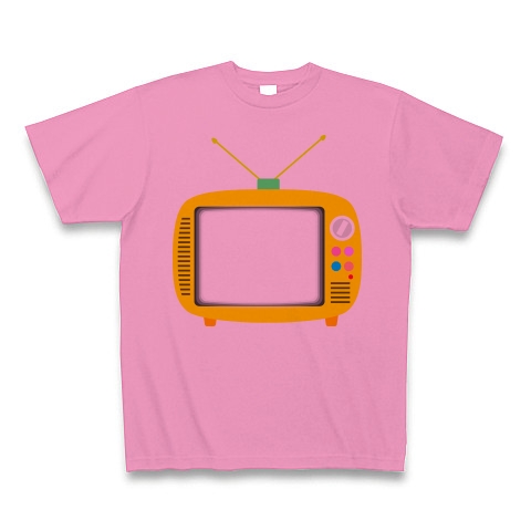 レトロで可愛いポータブルテレビのイラスト 画面オン デザインの全アイテム デザインtシャツ通販clubt