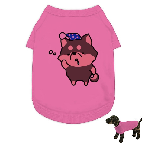 商品詳細 犬イラスト 豆柴ジュンくん ドッグウェア ピンク デザインtシャツ通販clubt