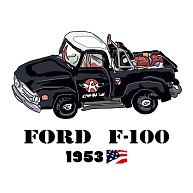 クラシックカーシリーズ　フォードF100（フロント）