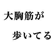 商品詳細 大胸筋が歩いてる Tシャツ ジャパンブルー デザインtシャツ通販clubt