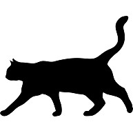 商品詳細 ねこ 猫シルエット 動物シリーズ Tシャツ アイスグリーン デザインtシャツ通販clubt