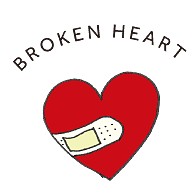 Broken Heart オシャレロゴ デザインの全アイテム デザインtシャツ通販clubt