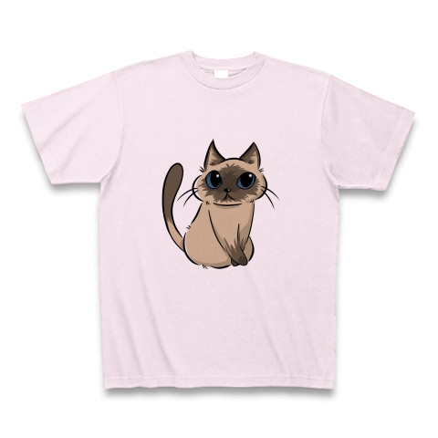 商品詳細 シャム猫 イラストtシャツ Tシャツ ピーチ デザインtシャツ通販clubt