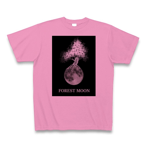 フォレストムーン｜Tシャツ｜ピンク