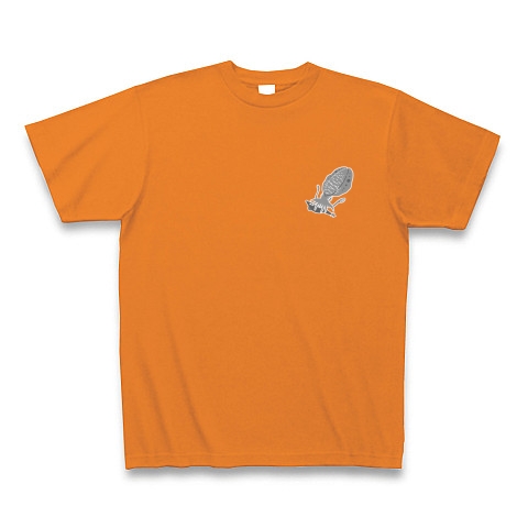 商品詳細 アオリイカ 釣りt 両面プリント Tシャツ Pure Color Print オレンジ デザインtシャツ通販clubt