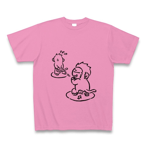 商品詳細 猿の尻笑い Tシャツ ピンク デザインtシャツ通販clubt