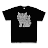 狛犬さん Tシャツ Pure Color Print(ブラック)